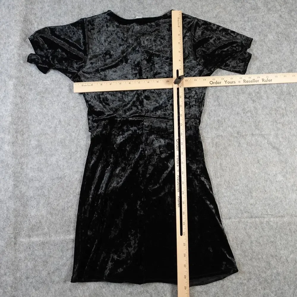Habitual‎ Dress Girls 10 Velvet Black Mini Holiday